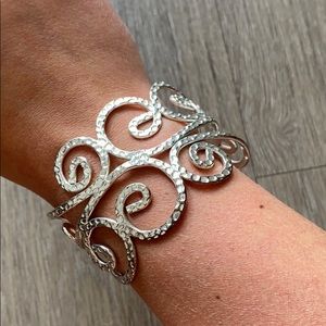 Beautiful Silver Wrist Cuff